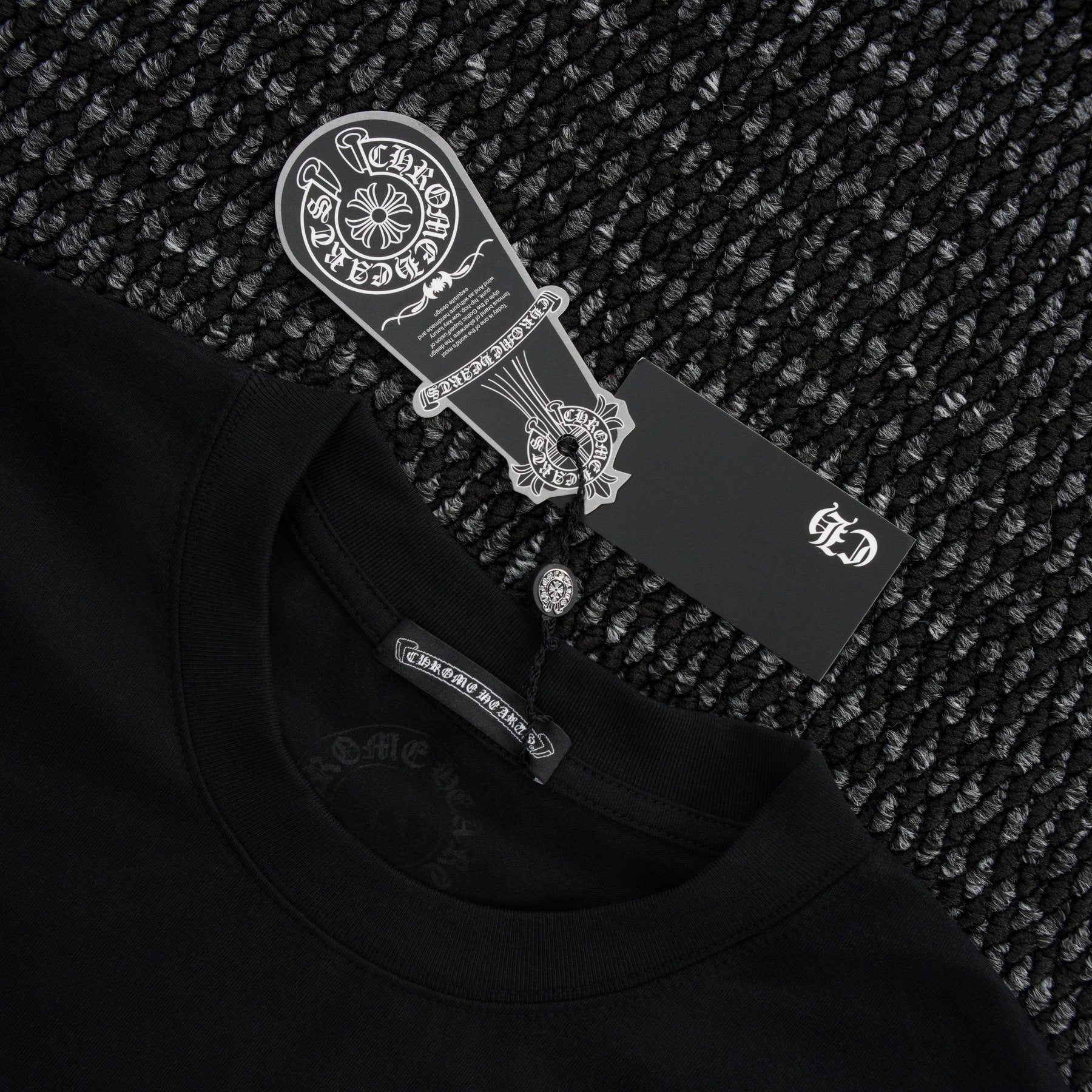Chrome Hearts Beijing Horseshoe Script Graphic T-Shirt — hang_tag