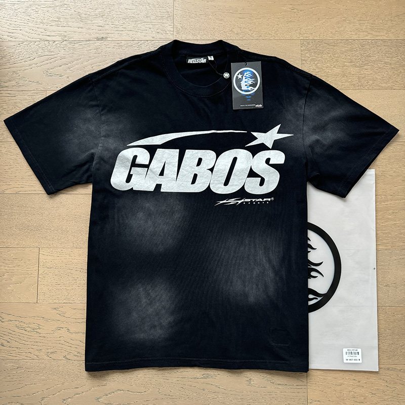 Hellstar GABOS Flame Graphic T-Shirt — context