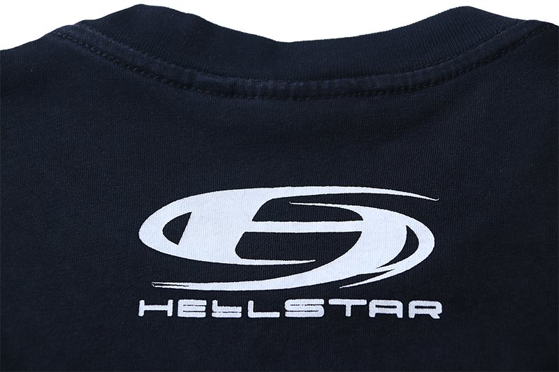 Hellstar Washed Black Graphic T-Shirt — detail