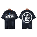 Hellstar Washed Black Rhinestone Graphic T-Shirt — hero