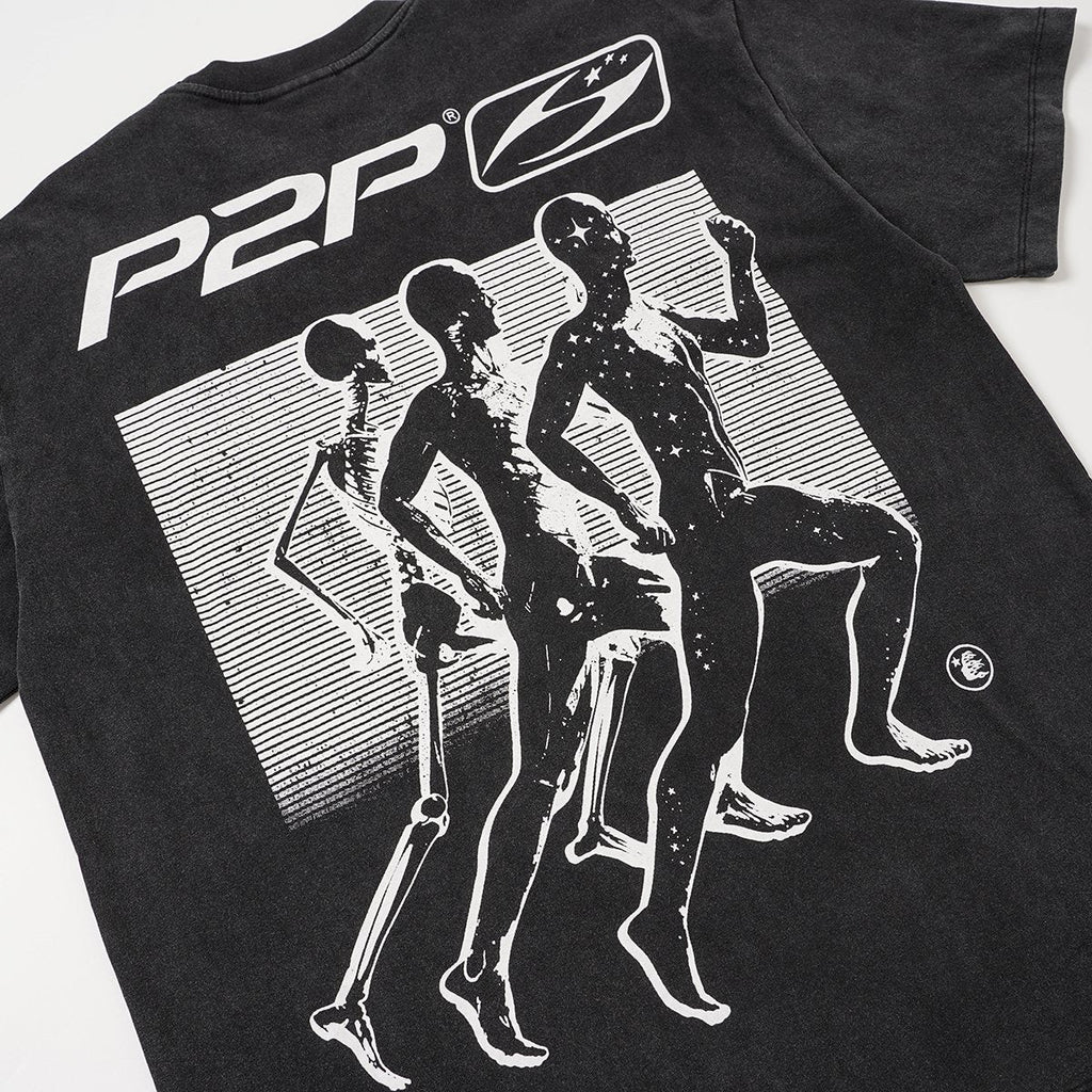 Hellstar P2P G.A.B.O.S Graphic Short-Sleeve T-Shirt — detail