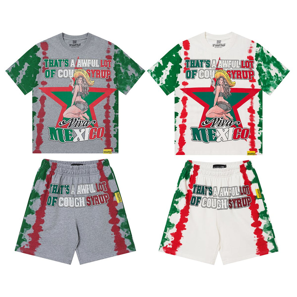 THAT'S A AWFUL LOT OF COUGH SYRUP Cowgirl Graphic Short-Sleeve Set — comparison