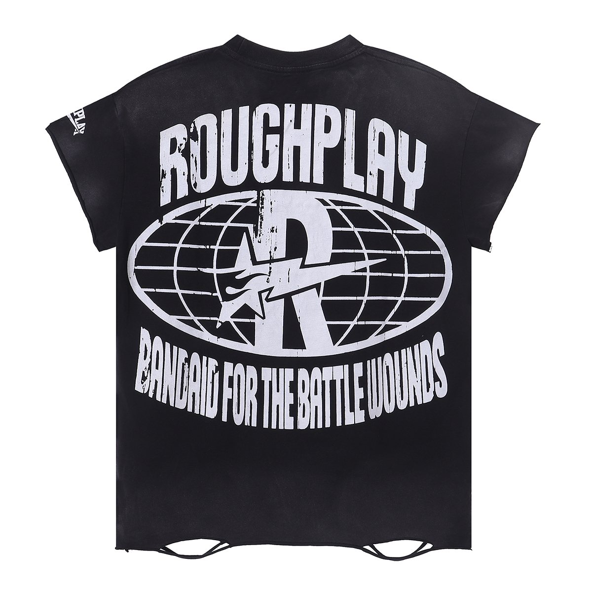 Rough Play Skull Goggles Graphic T-Shirt — back