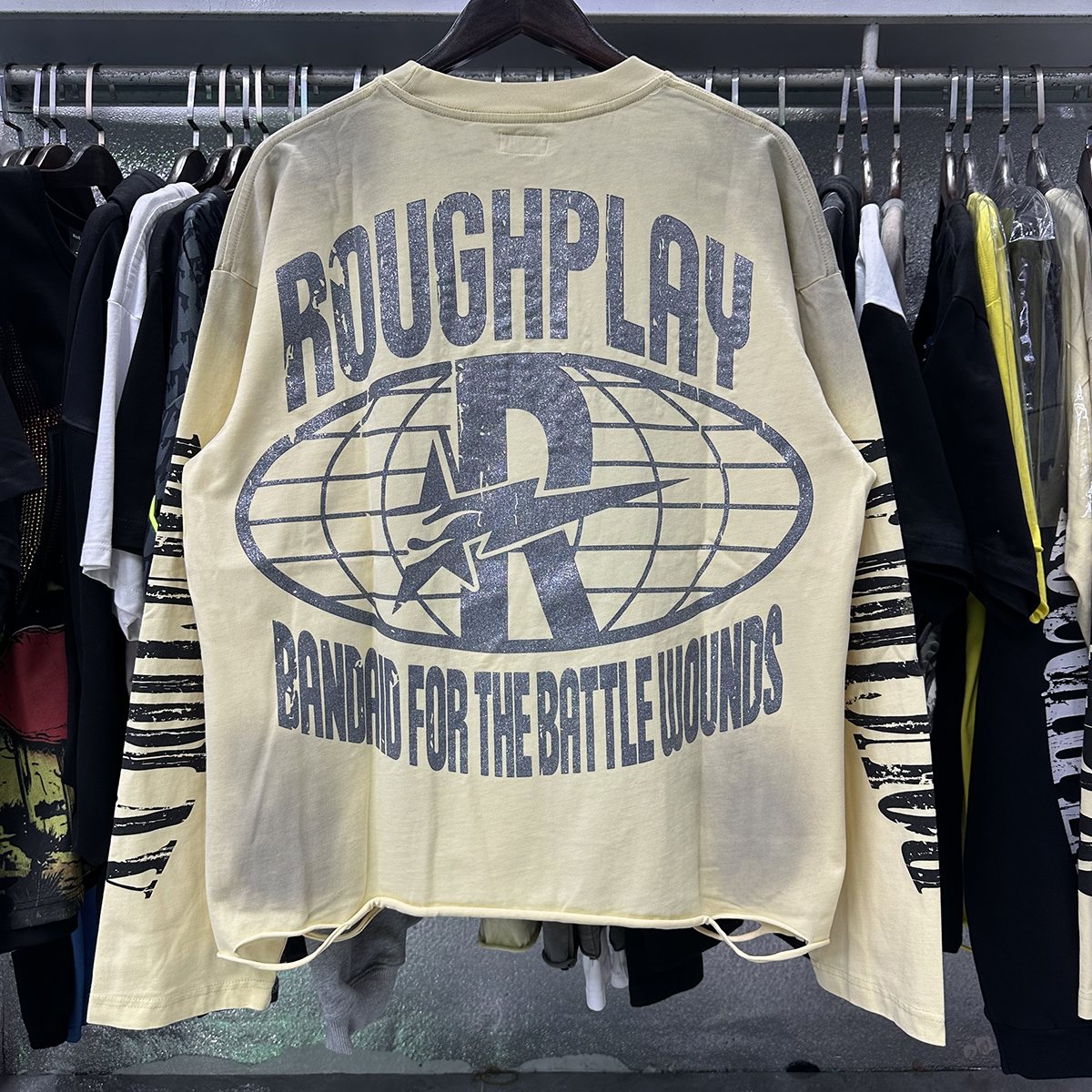 Rough Play Lost In Space Astronaut Long-Sleeve T-Shirt — context