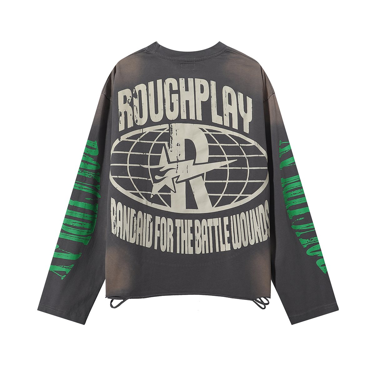Rough Play SoulBoy Rhinestone Graphic Long-Sleeve T-Shirt — back