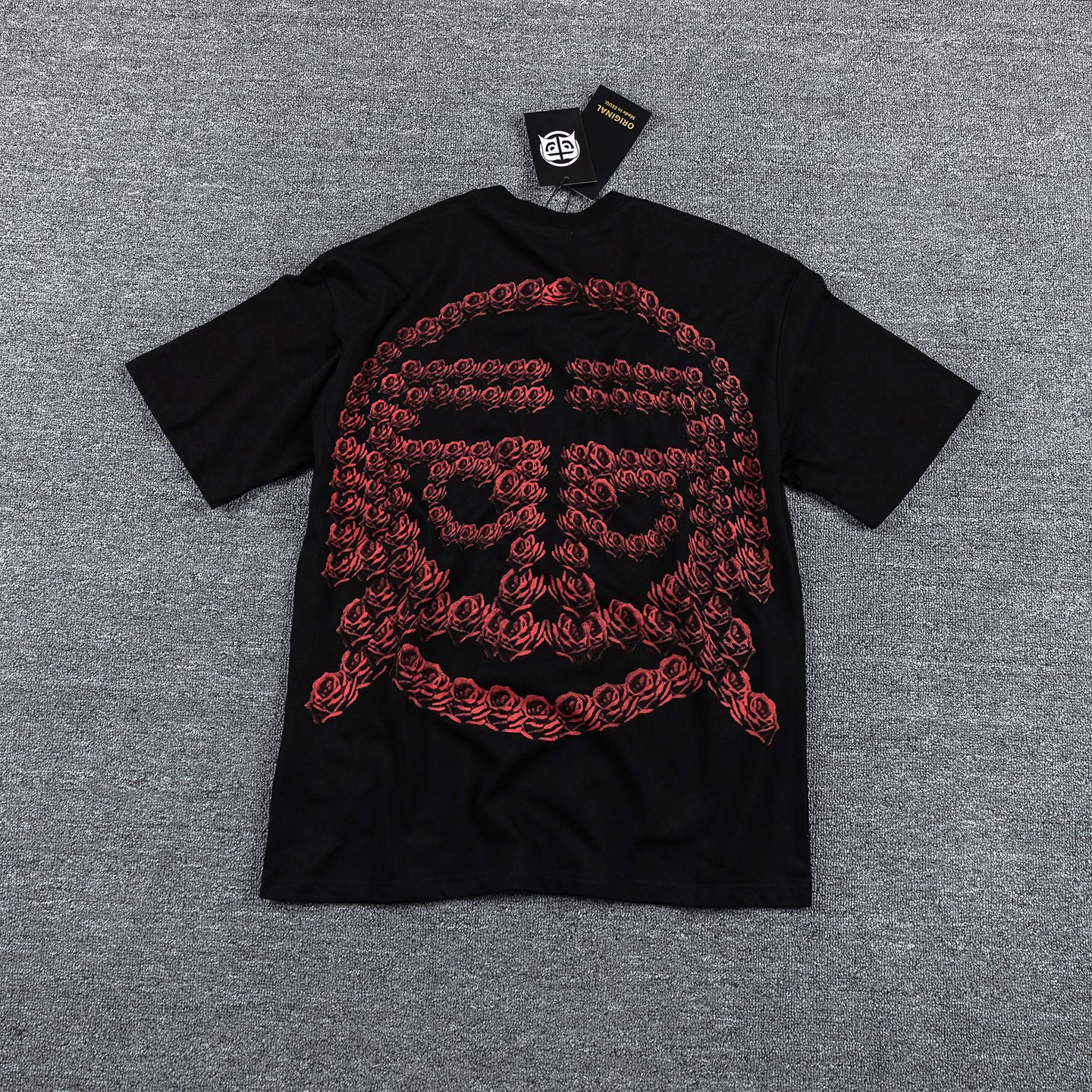 GLAZA GOD Unleash The Power Graphic T-Shirt — back