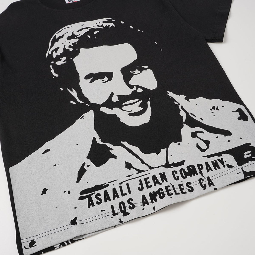 ASAALL Portrait Graphic Short-Sleeve T-Shirt — detail
