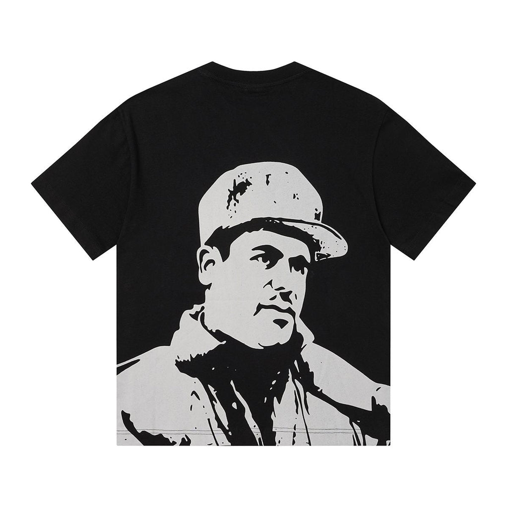 ASAALL Portrait Graphic Short-Sleeve T-Shirt — back