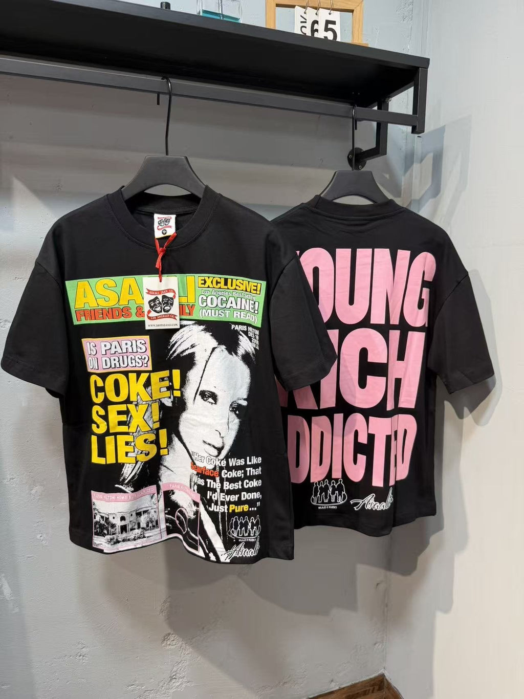 ASAALL Magazine Graphic Short-Sleeve T-Shirt — context