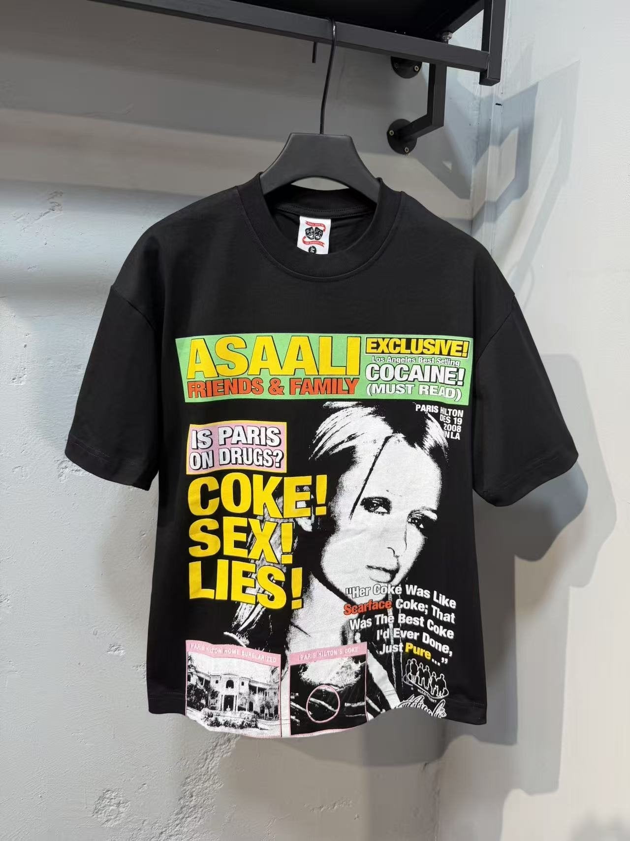 ASAALL Magazine Graphic Short-Sleeve T-Shirt — context