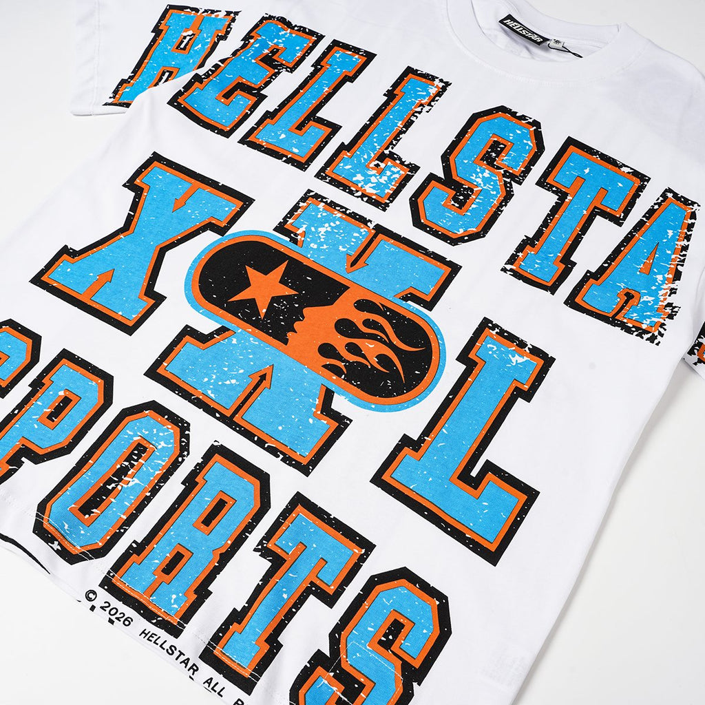 Hellstar Sports Graphic White T-Shirt — front