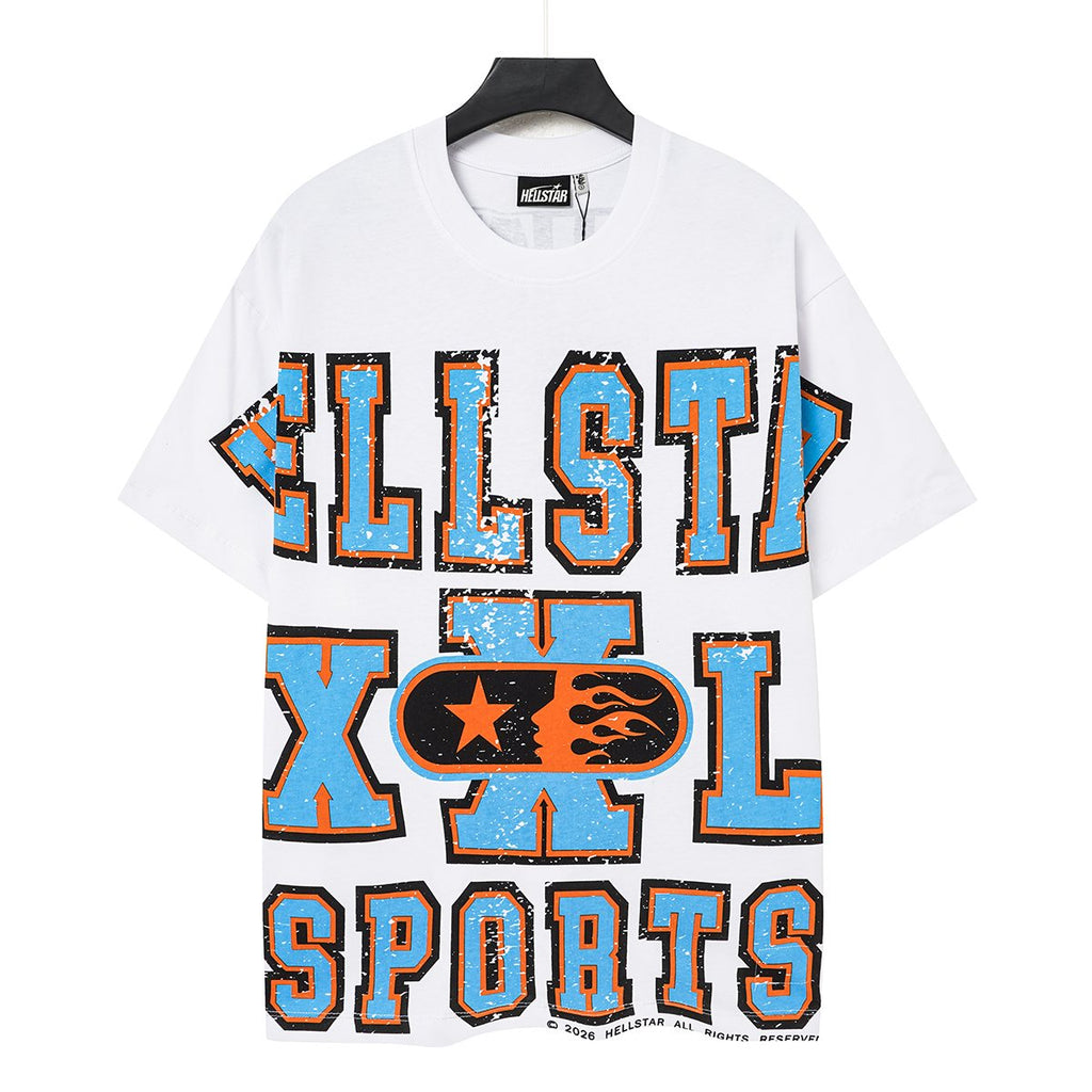 Hellstar Sports Graphic White T-Shirt — hero