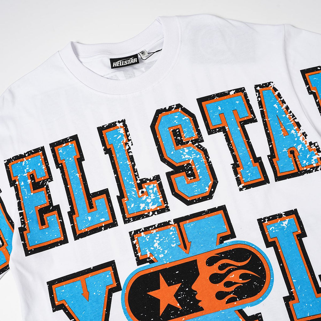 Hellstar Sports Graphic White T-Shirt — detail