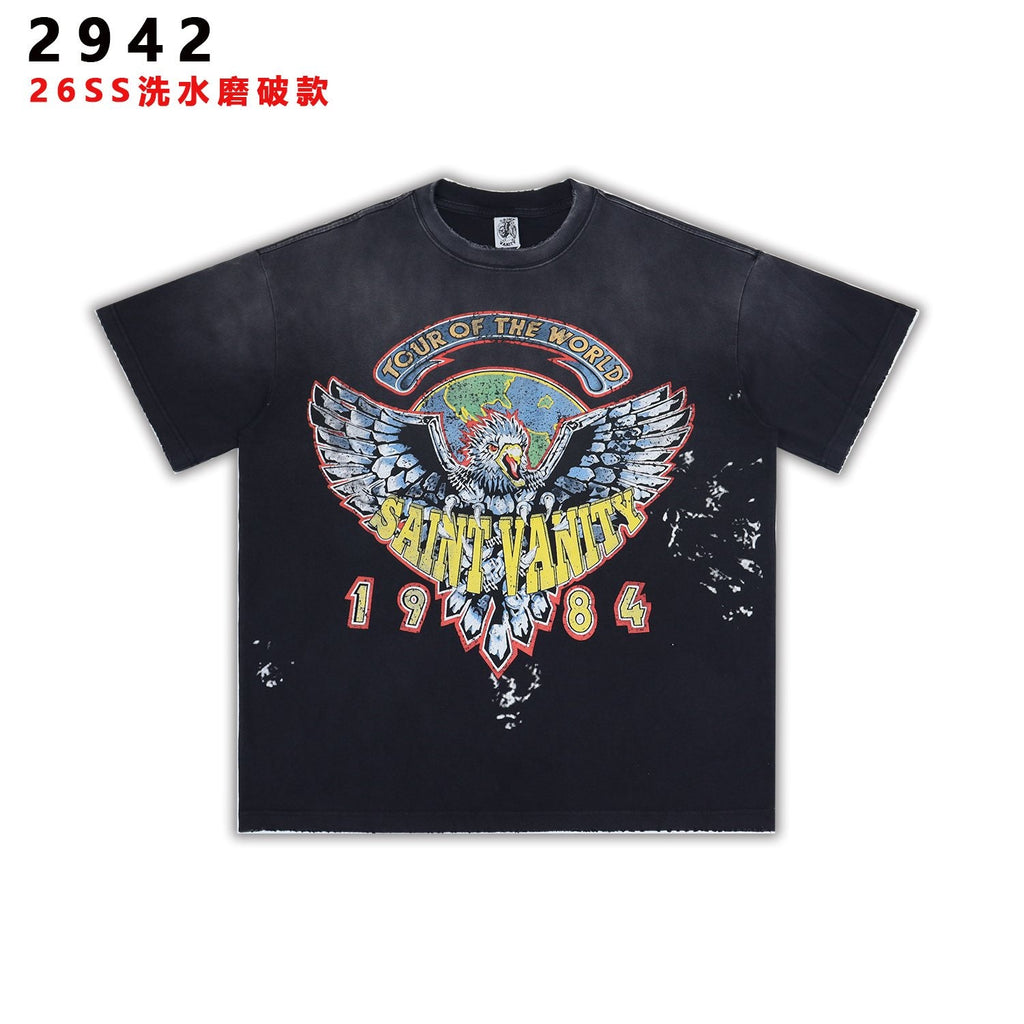 SAINT 1984 Tour Eagle Graphic T-Shirt — hero