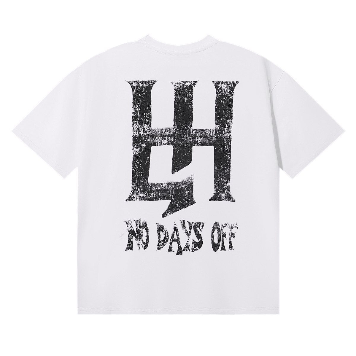 Life Hustlere Cat Women No Days Off Graphic T-Shirt — back