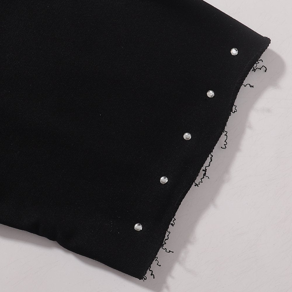 BKYS Revival Ice Cold Route 66 Cropped Graphic T-Shirt — detail