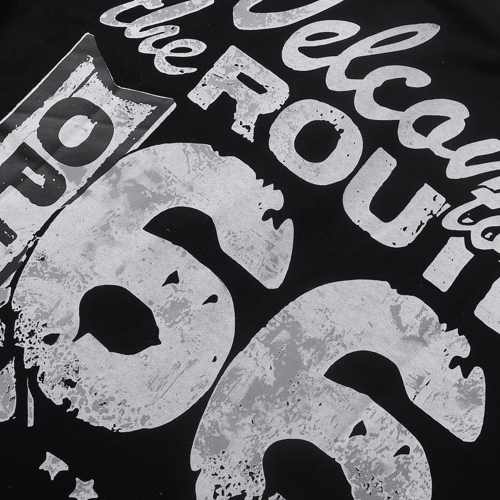 BKYS Revival Ice Cold Route 66 Cropped Graphic T-Shirt — detail
