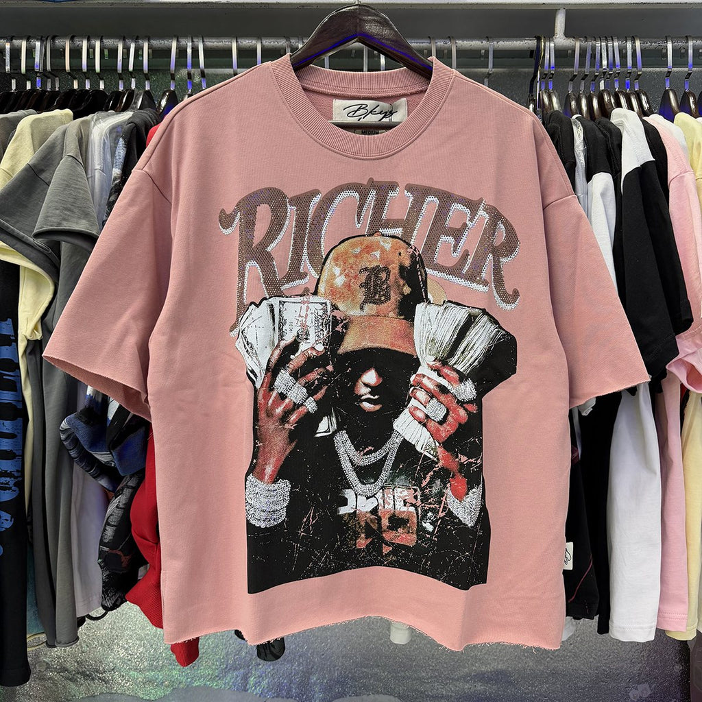 BKYS Revival Rhinestone Terry Cropped T-Shirt — context