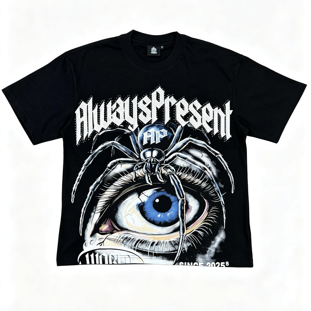 ALWAYS-PRESENT Champion Rhinestone Graphic Short-Sleeve T-Shirt — hero