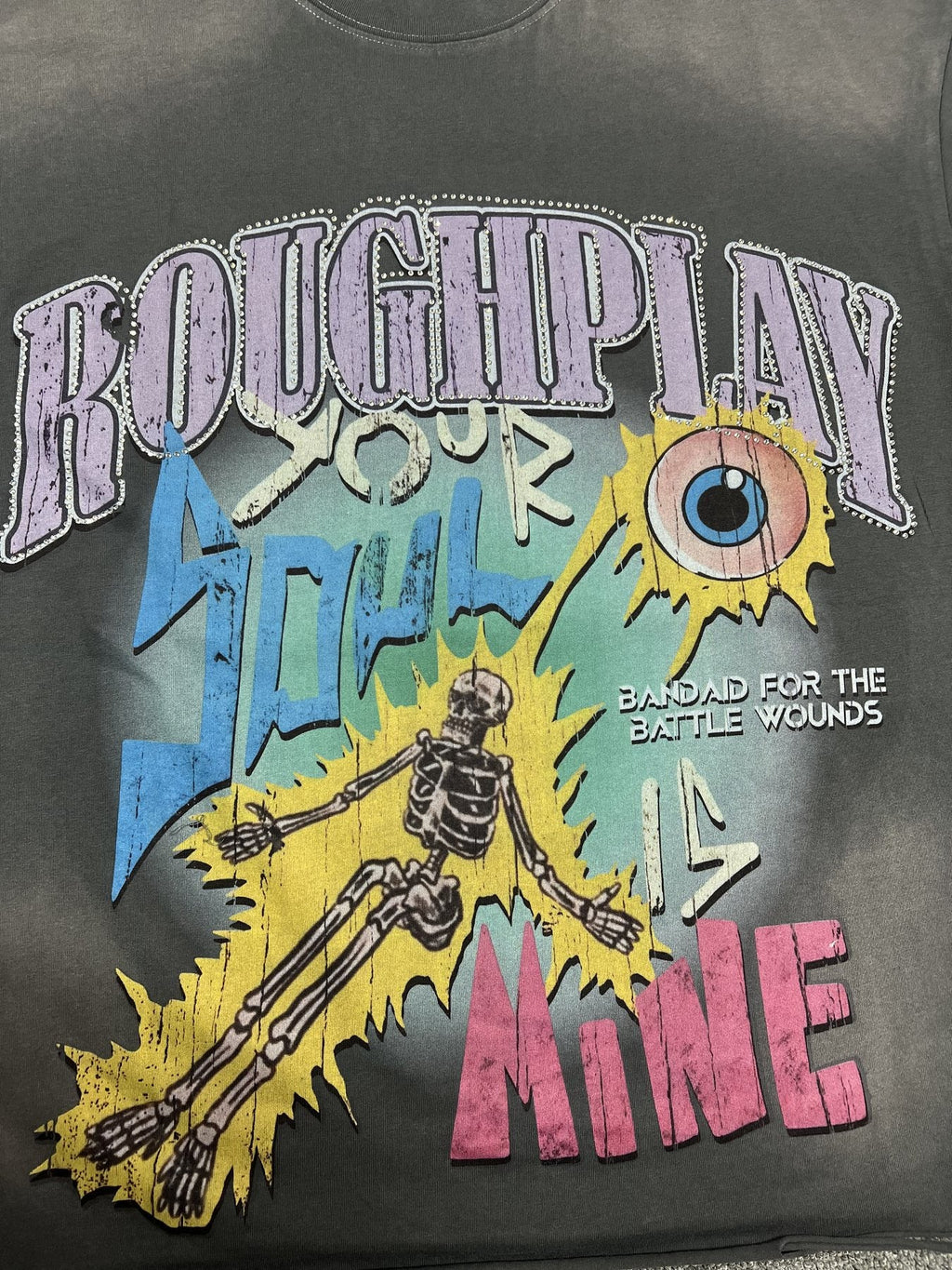 Rough Play Champion Graphic T-Shirt — detail