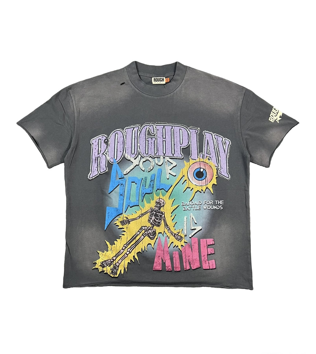 Rough Play Champion Graphic T-Shirt — front