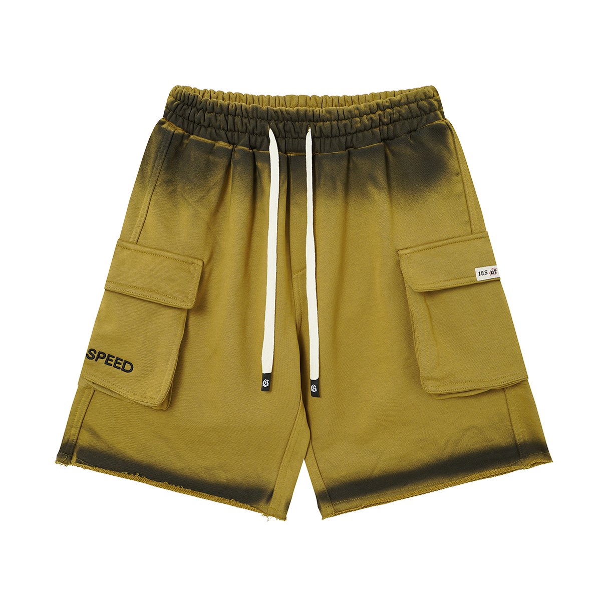 Godspeed Embroidered Cargo Sweat Shorts — front