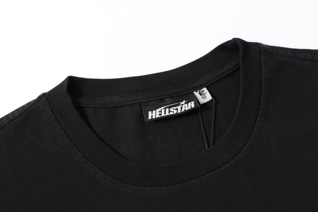 Hellstar Undertaker R.I.P. Graphic Short-Sleeve T-Shirt — neck_label