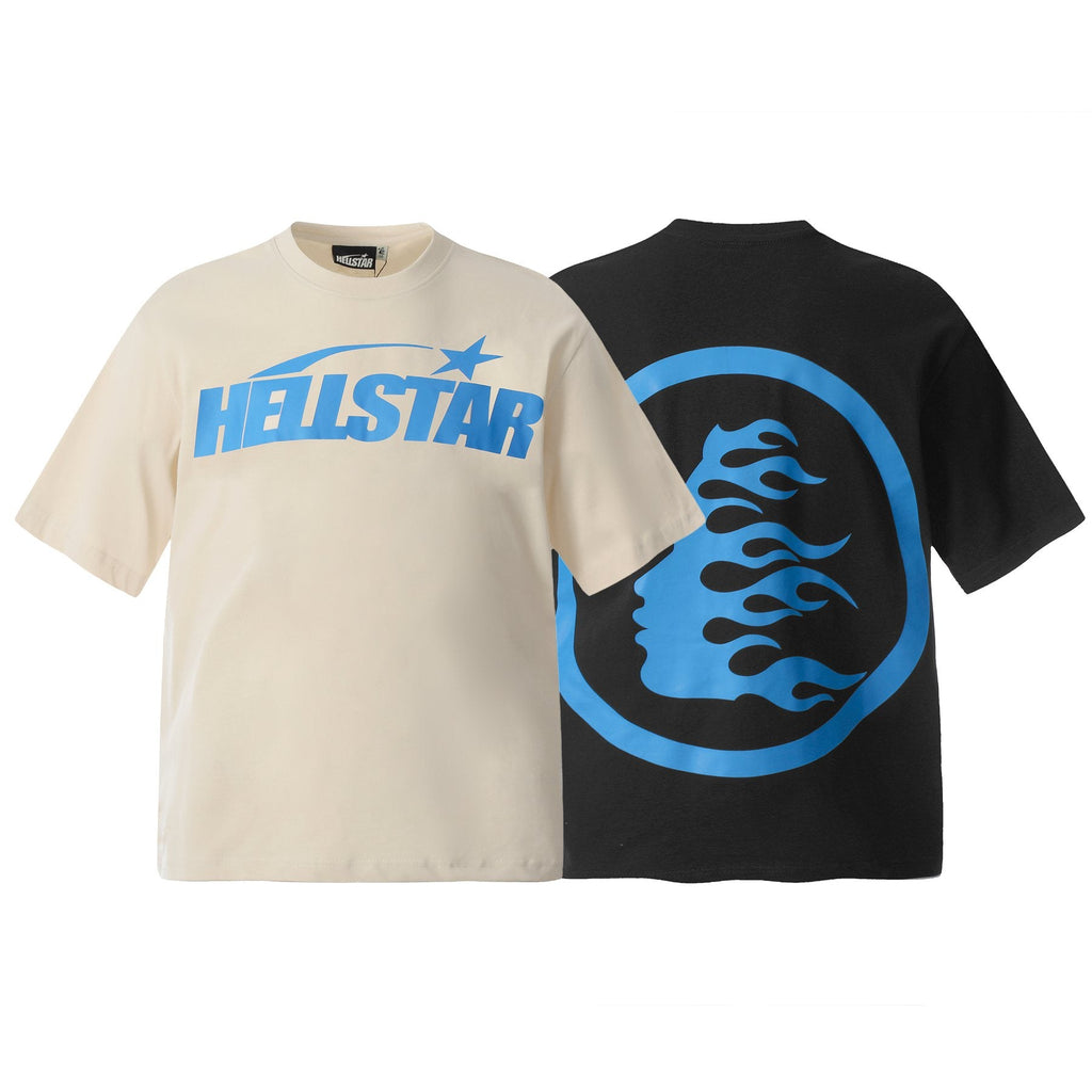 Hellstar Face Star Circle Graphic T-Shirt — comparison