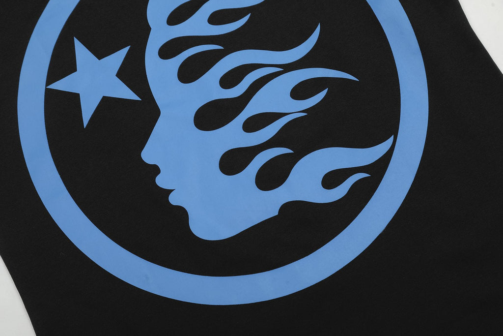 Hellstar Face Star Circle Graphic T-Shirt — detail