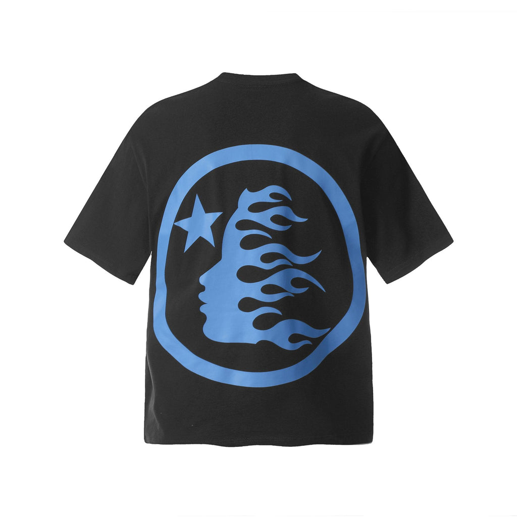 Hellstar Face Star Circle Graphic T-Shirt — back