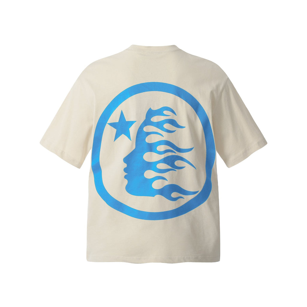 Hellstar Face Star Circle Graphic T-Shirt — back