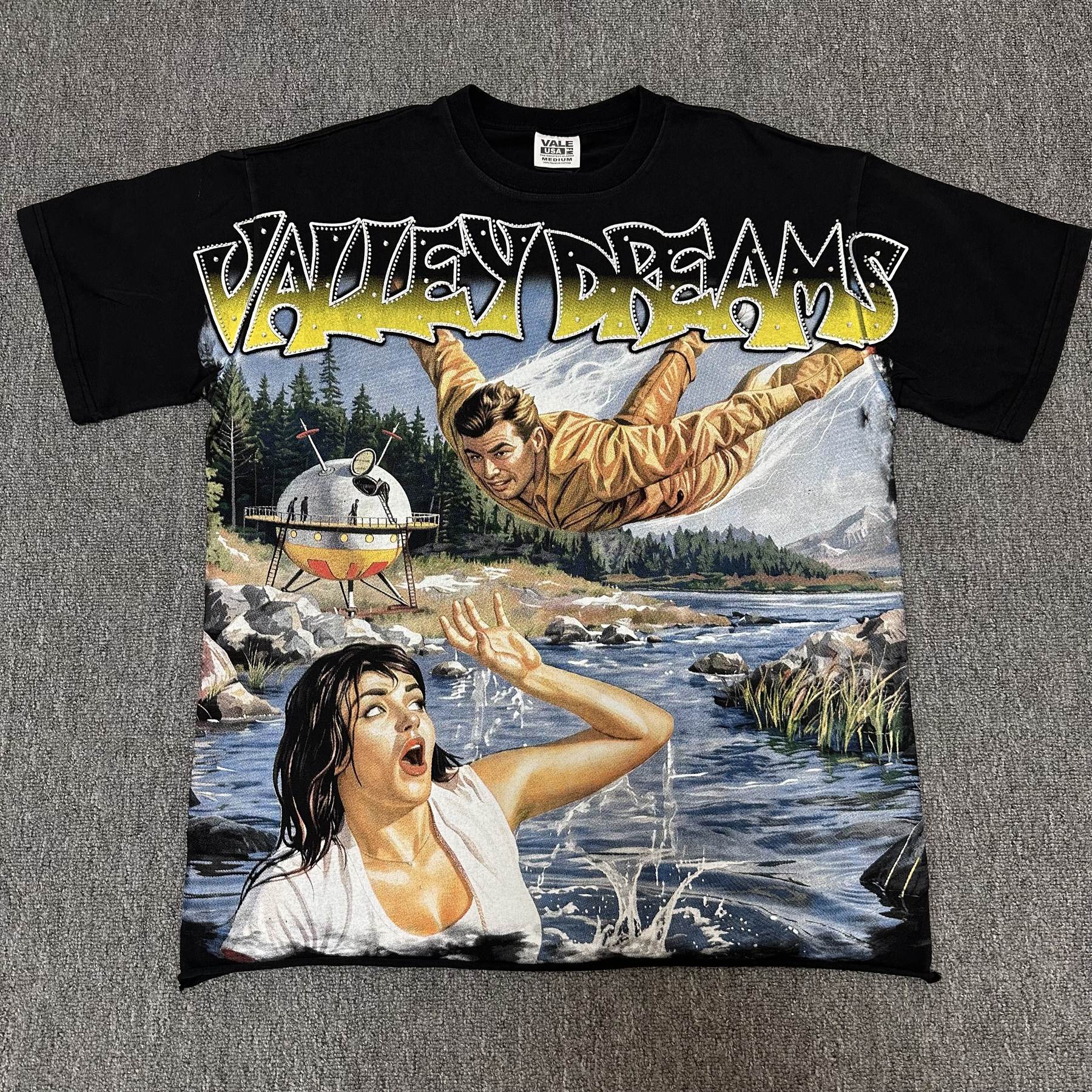 Valley Dreams Washed Graphic Short-Sleeve T-Shirt — hero