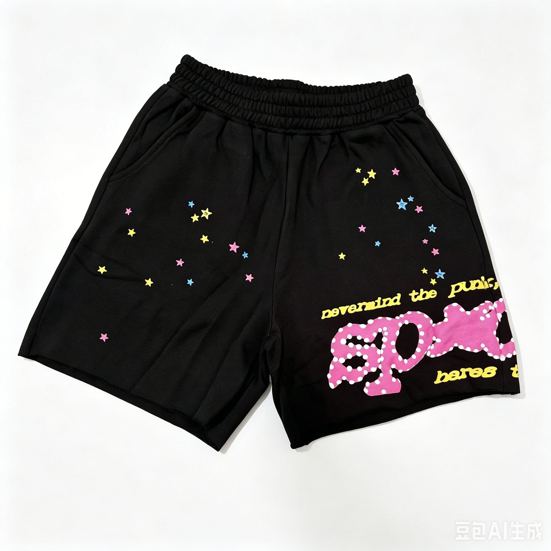 Sp5der Star & Spider Graphic Short-Sleeve Set — front