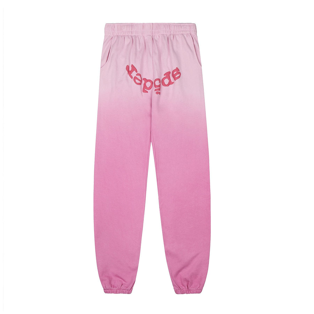 Sp5der Gradient Spider-Web Hoodie & Sweatpants Set — front