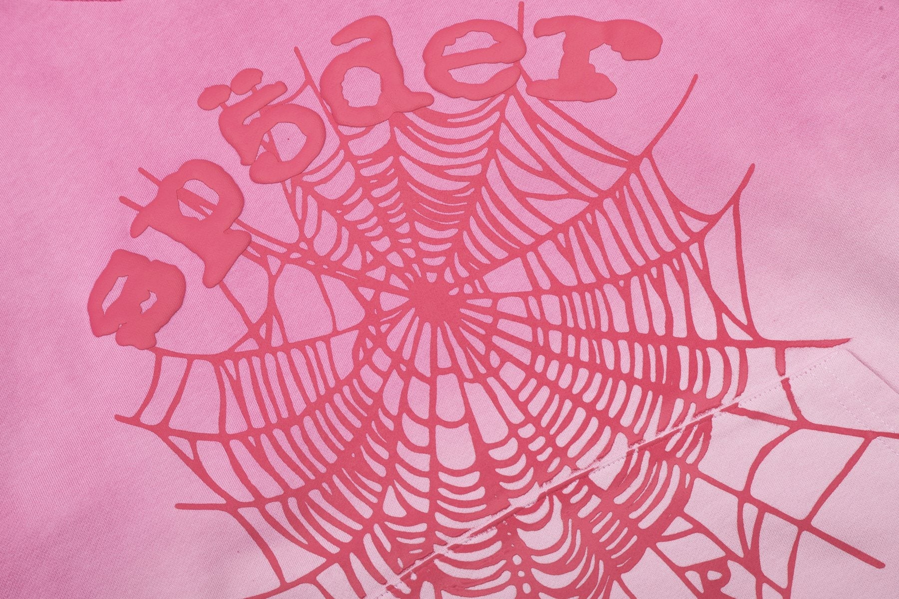 Sp5der Gradient Spider-Web Hoodie & Sweatpants Set — detail
