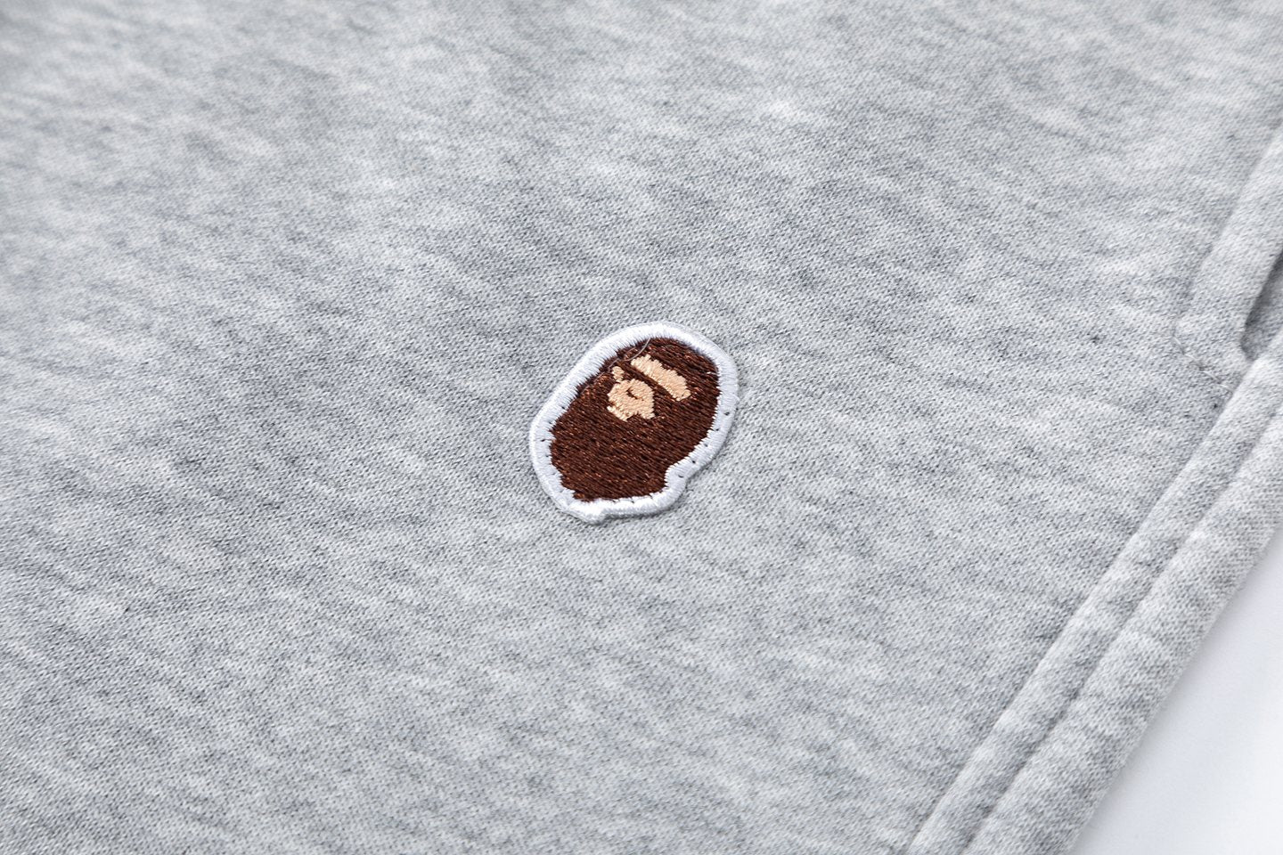 BAPE Ape-Head Logo Drawstring Shorts — detail