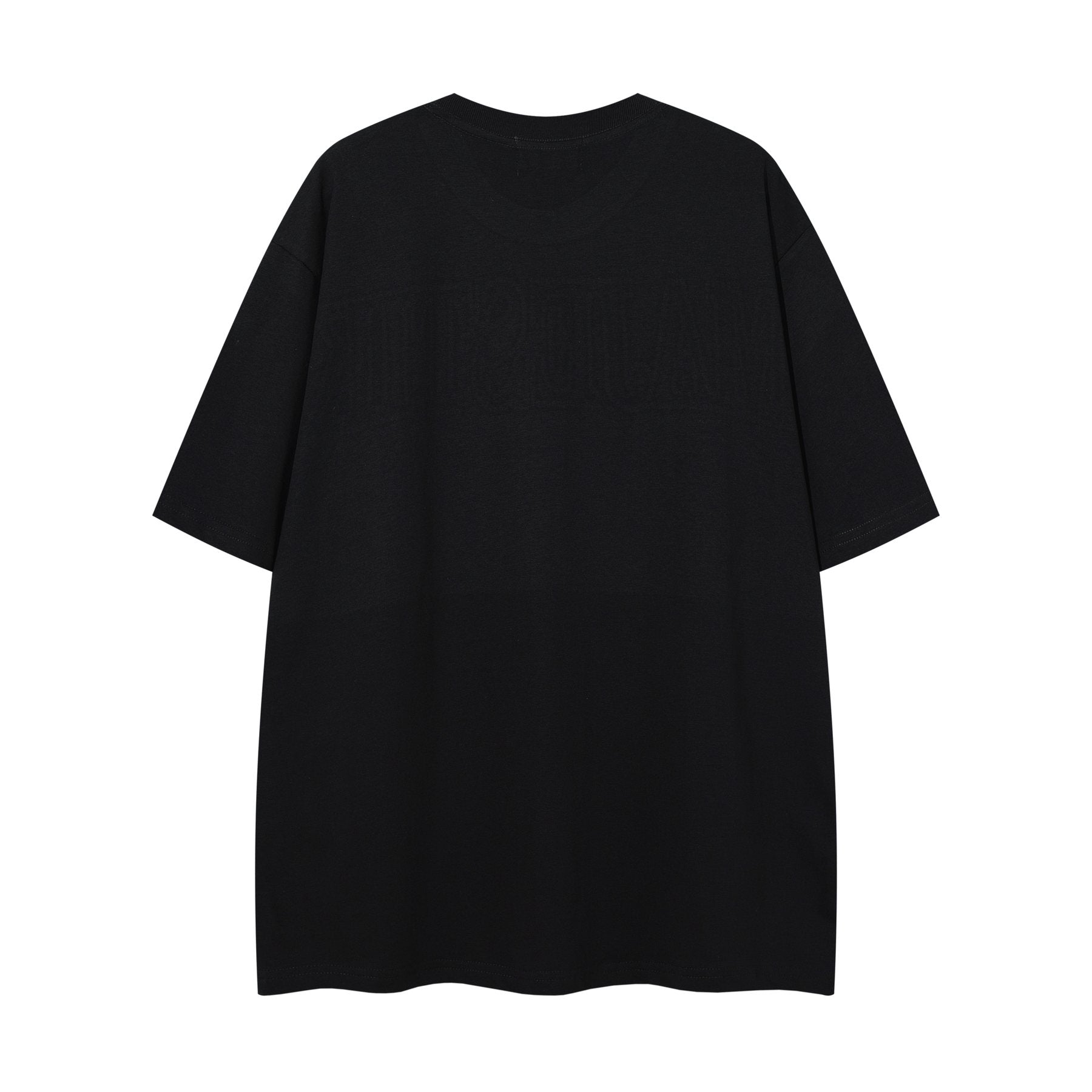 MAJESTIK Distressed Rhinestone Graphic T-Shirt — back