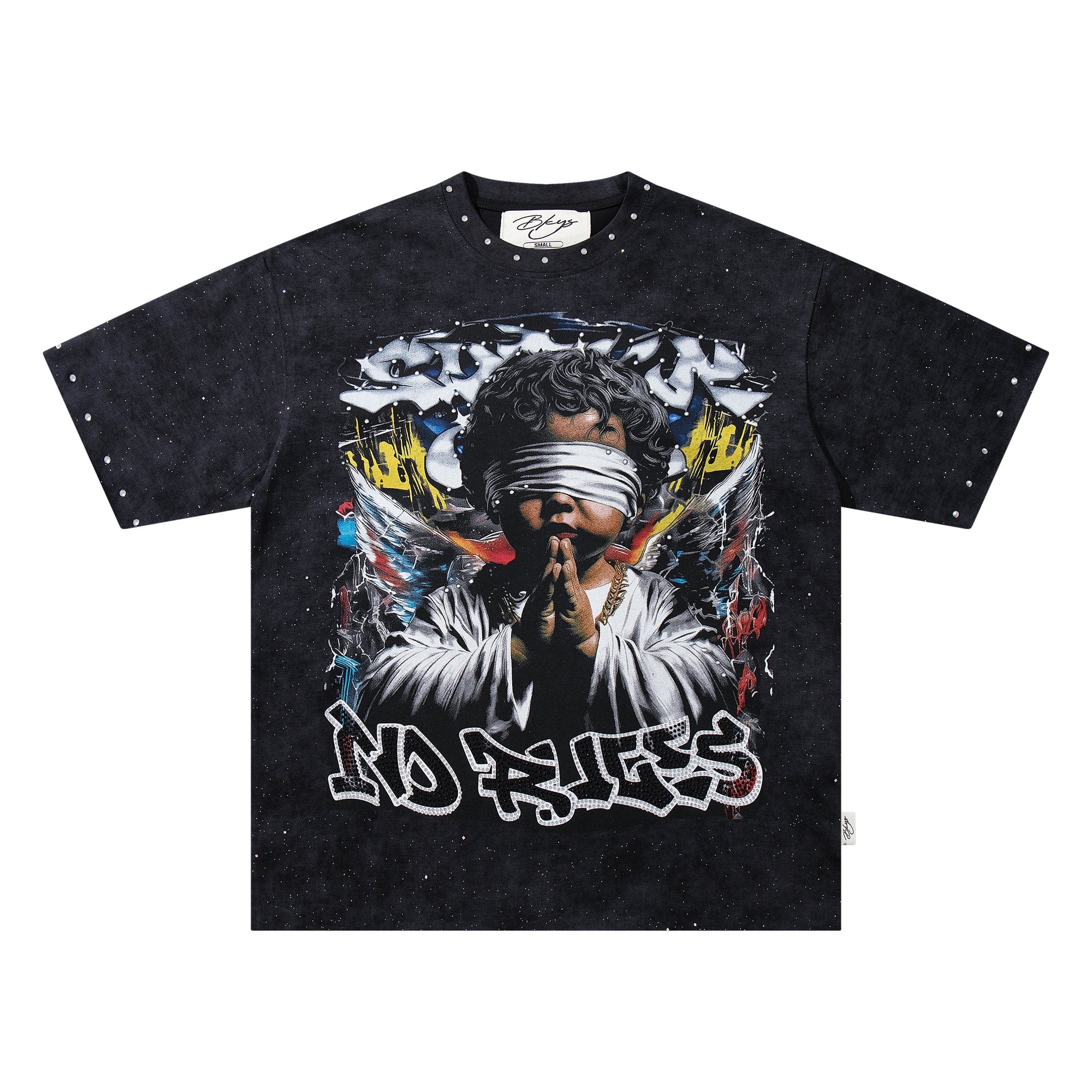 BKYS Revival Rhinestone Portrait Graphic T-Shirt — hero