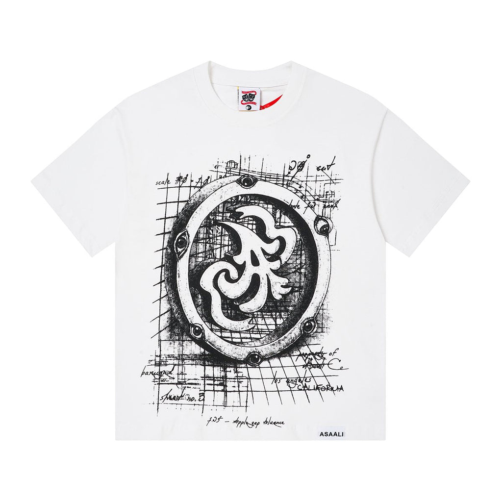 ASAALL Circular Technical Graphic T-Shirt — hero