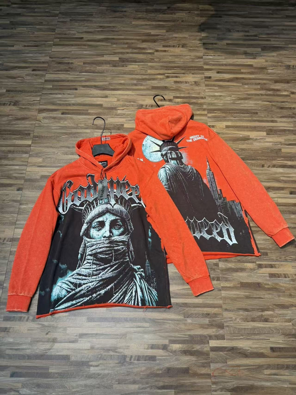 Godspeed Statue of Liberty Graphic Hoodie — context
