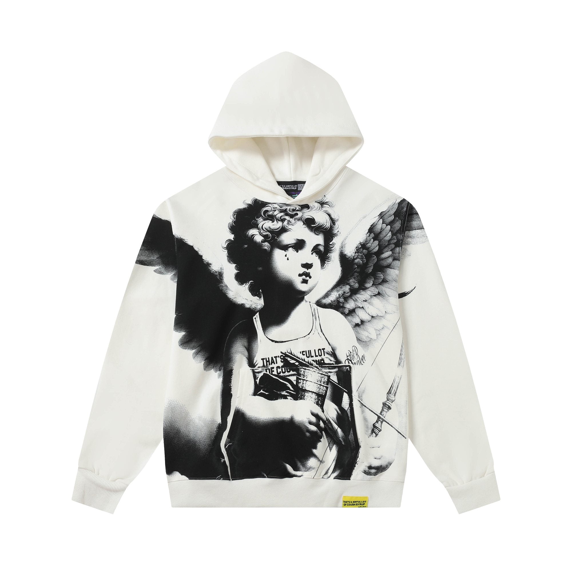 THAT'S A AWFUL LOT OF COUGH SYRUP Angel Graphic Hoodie — hero