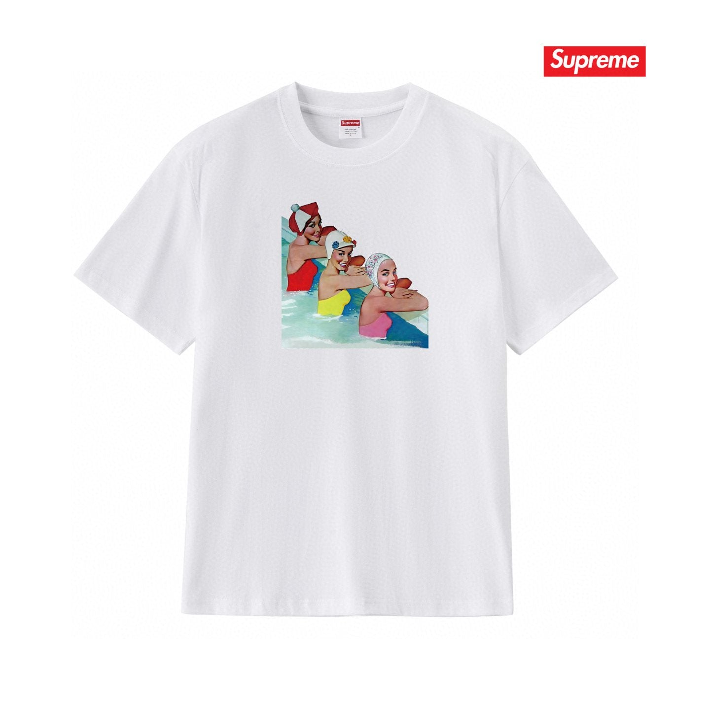 Supreme Swimmer Pool Graphic T-Shirt — hero