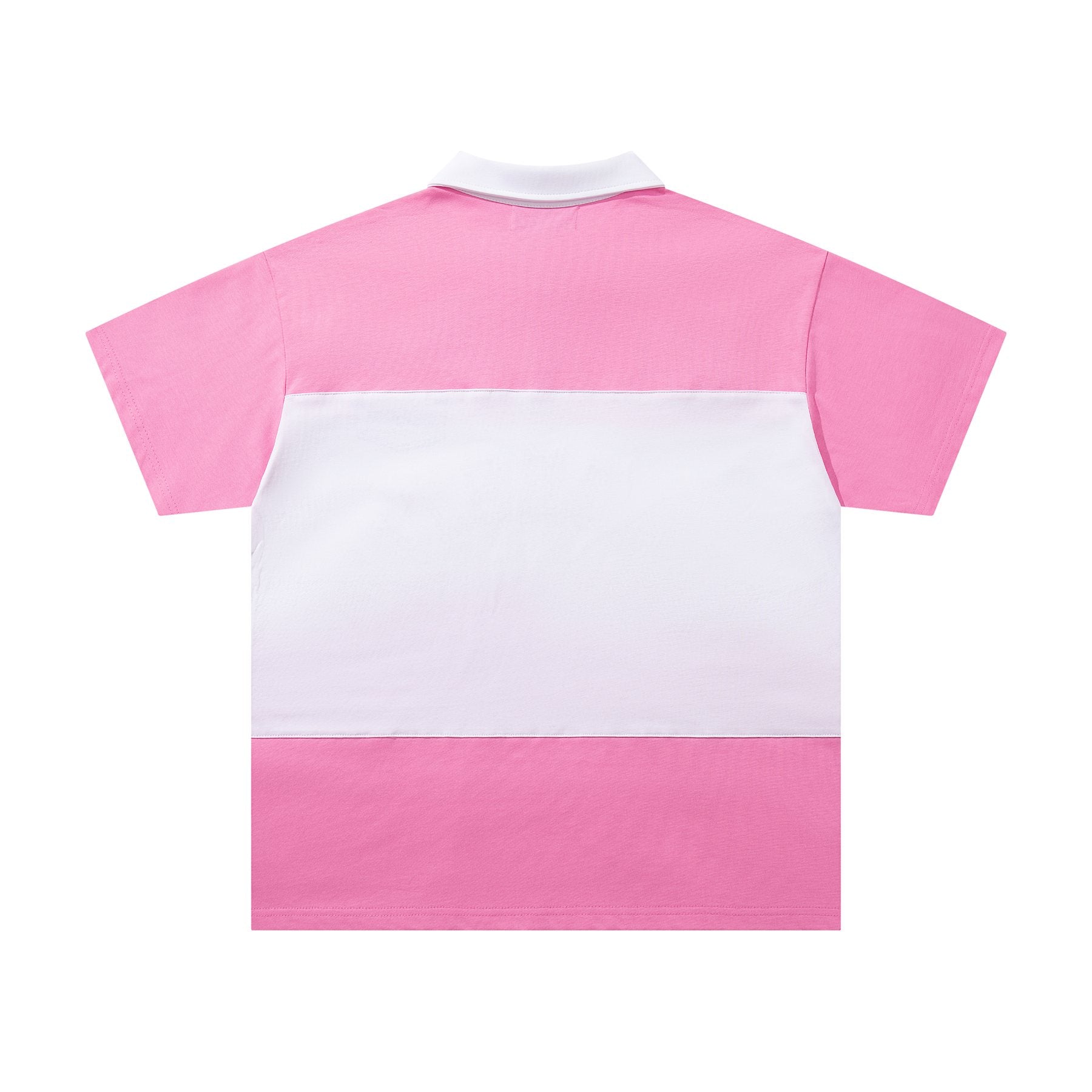 MAJESTIK XX Sports Graphic Zip Polo Shirt — back