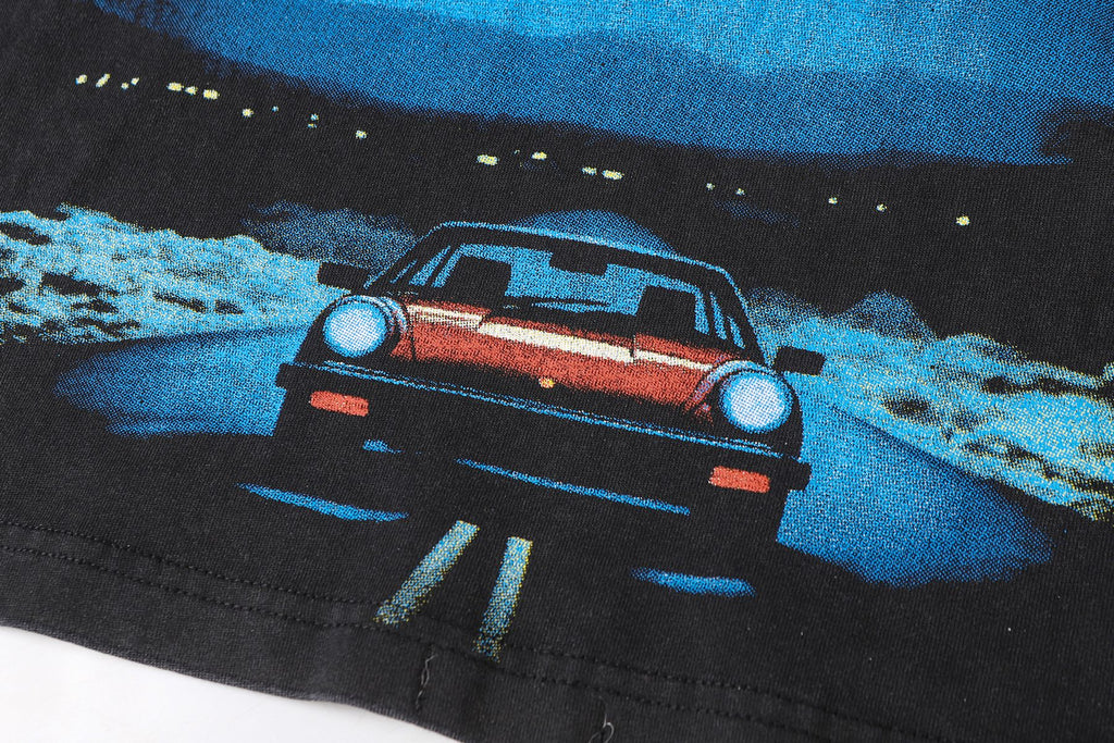 Godspeed UFO Car Graphic Short-Sleeve T-Shirt — detail