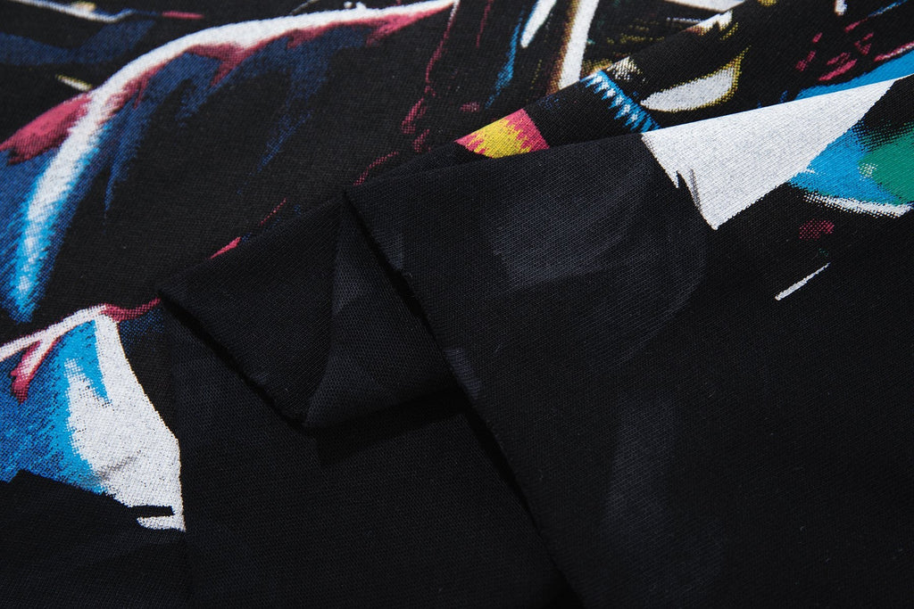 BKYS Revival Rich Death Rhinestone Graphic T-Shirt — detail