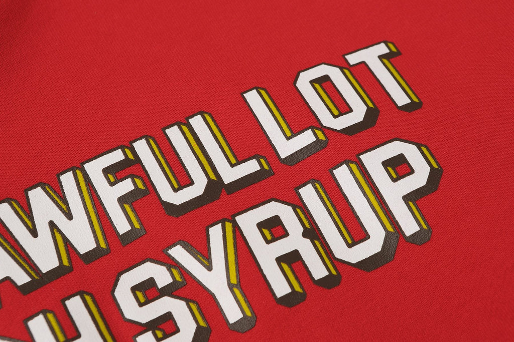 THAT'S A AWFUL LOT OF COUGH SYRUP Angel Tears Graphic Hoodie — detail