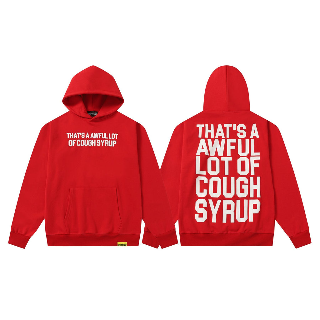 THAT'S A AWFUL LOT OF COUGH SYRUP Angel Tears Graphic Hoodie — front