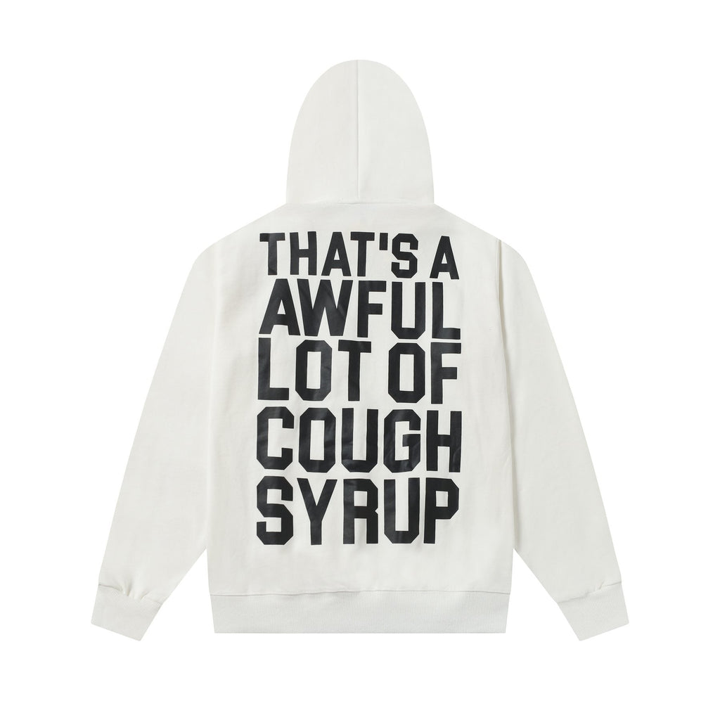 THAT'S A AWFUL LOT OF COUGH SYRUP Angel Tears Graphic Hoodie — back