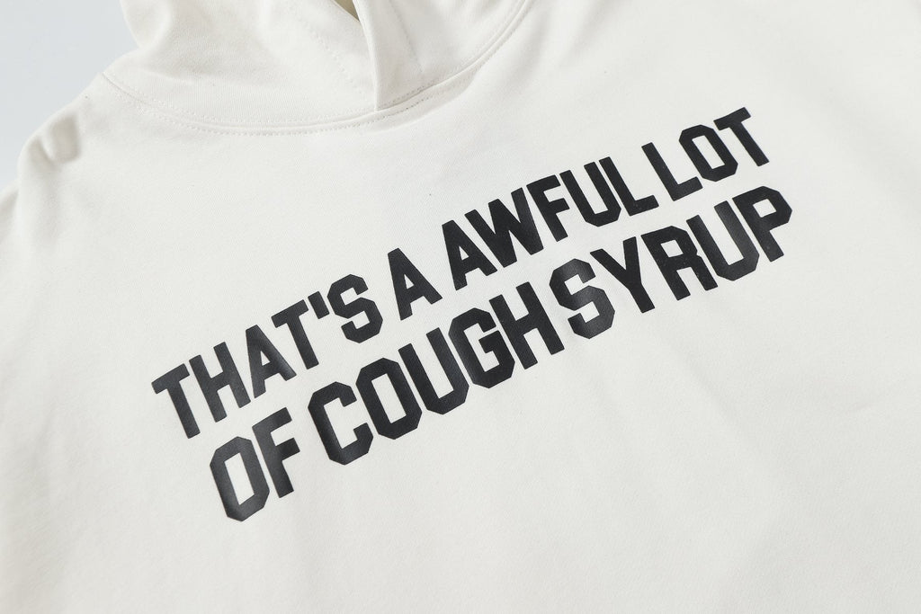 THAT'S A AWFUL LOT OF COUGH SYRUP Angel Tears Graphic Hoodie — detail