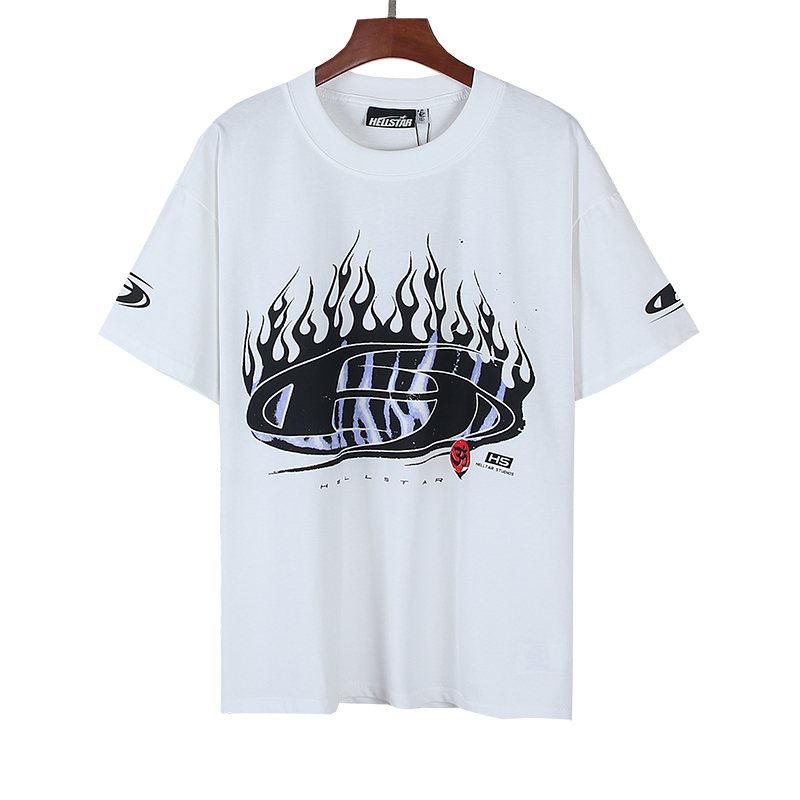 Hellstar Flame Oval Graphic T-Shirt — hero